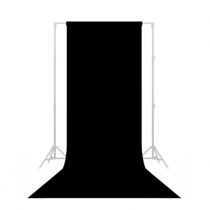 Savage Black Seamless Background Paper (53"" W)