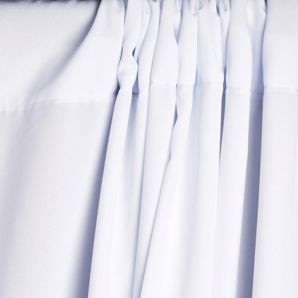 Savage White Wrinkle-Resistant Polyester Backdrop (5' x 9') SA 01-59
